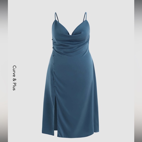 Cider Dresses Cider Satin Midi Dress Poshmark